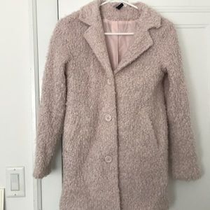 H&M blush pink coat